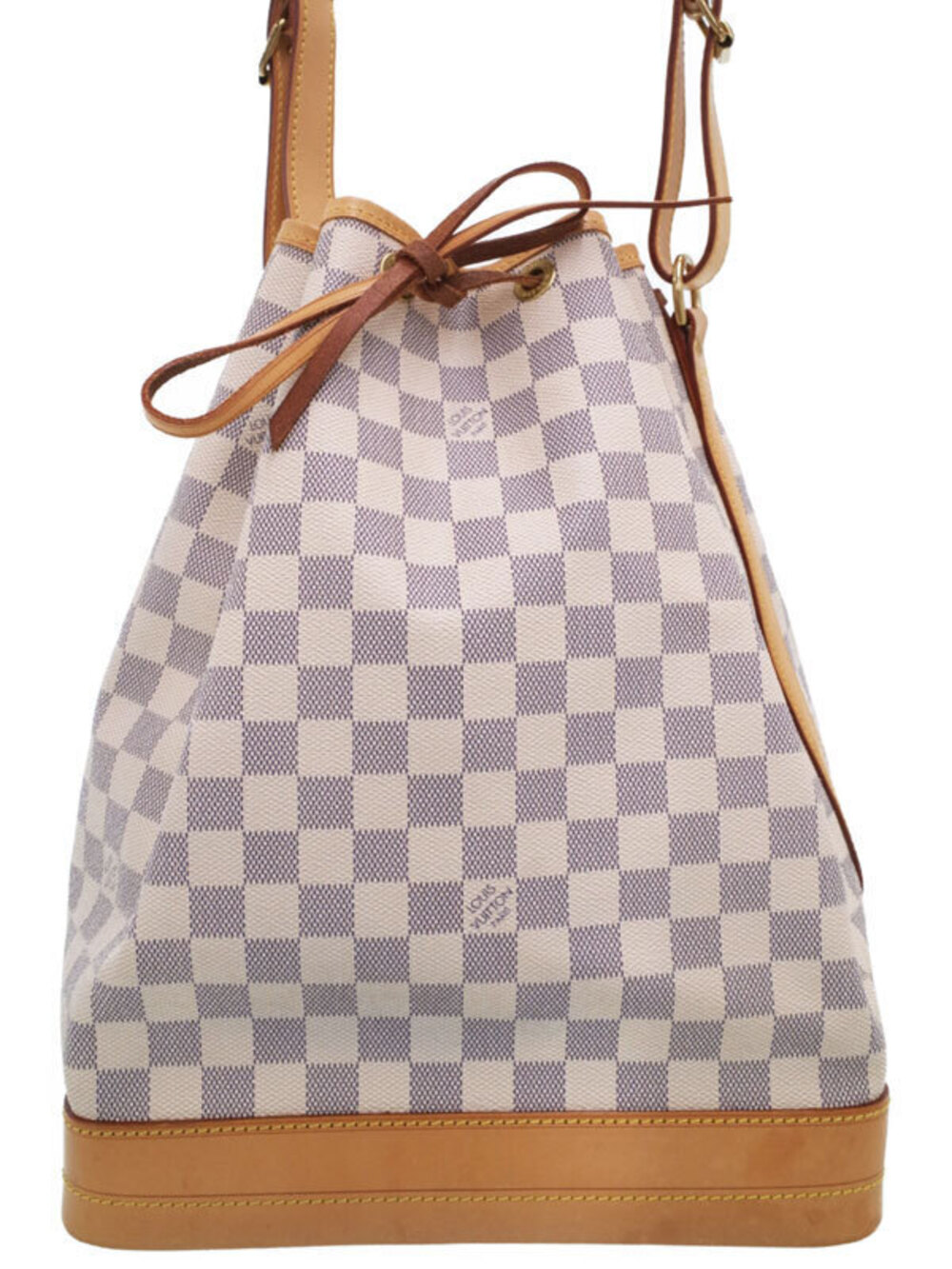 Louis Vuitton Damier Azur White Noe Shoulder Bag